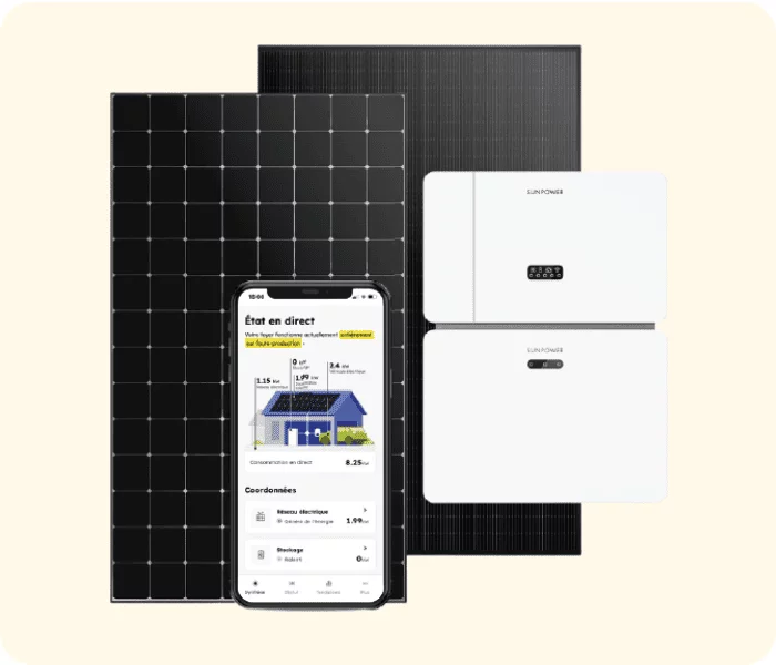 kit panneaux solaire et batterie