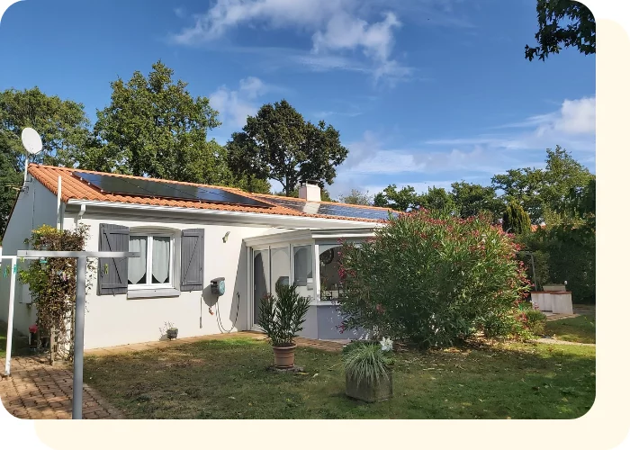 Installation de panneaux solaires sur toiture