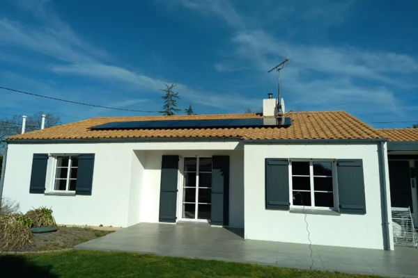 Panneaux solaires sur toit10