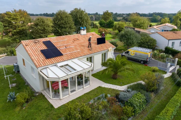Panneaux solaires sur toit4